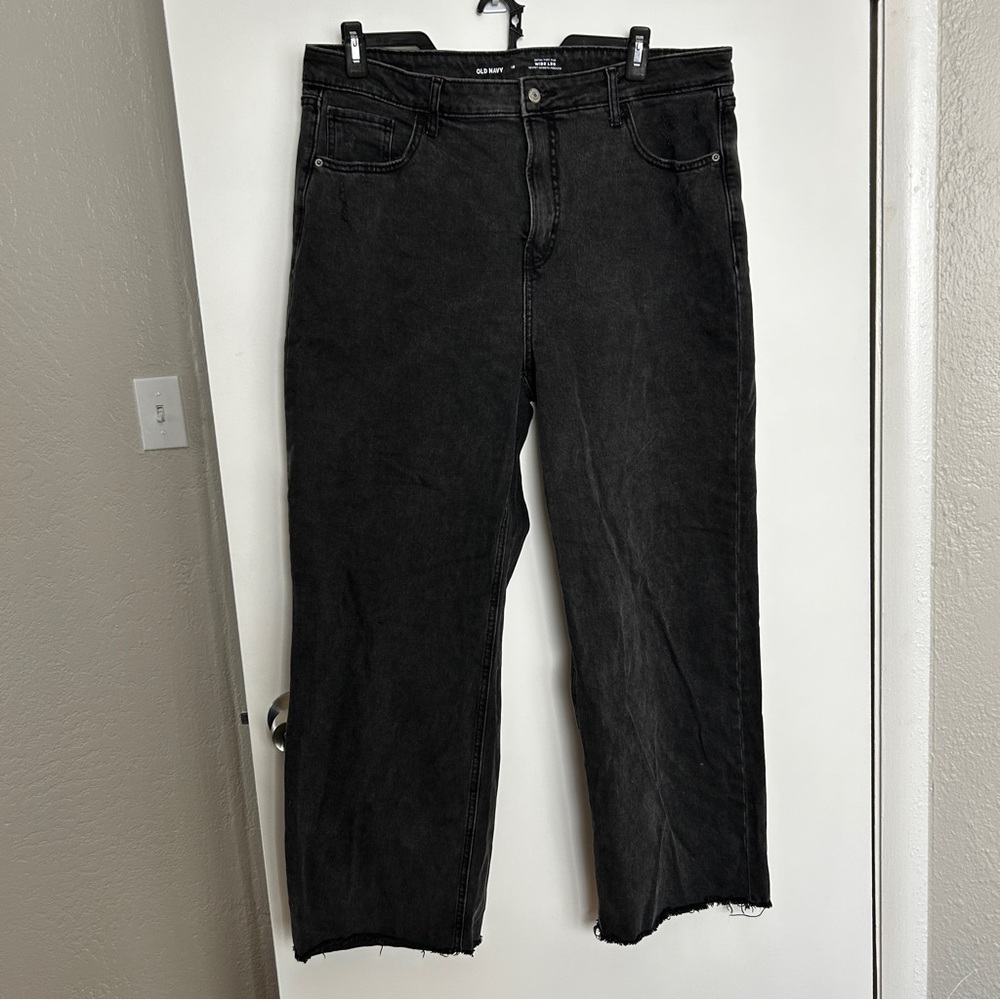 Old Navy Black Wide Leg Jeans